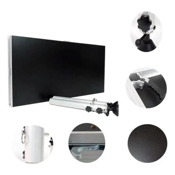 Plataforma de escenario portátil redonda / cuadrada de aluminio desmontable de aleación de vidrio de madera contrachapada