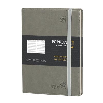 Papel amigável de Eco do grande planejador 8.75inchX10.5inch acadêmico cinzento