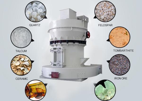 Ultrafine Powder Mill Machine 25mm Feeding Size , 37kw Kaolin Grinding Mill