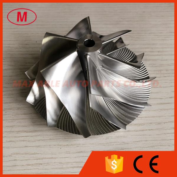 T76 6+6 blades 76.71/102.35mm turbo aluminum 2618/milling/billet compressor wheel for racing