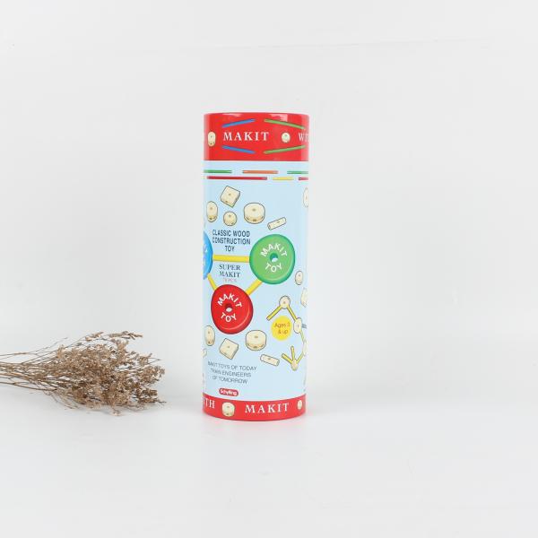 Reusable Leakproof Cardboard Cylinder Packaging , Ultraportable Eco Tube Packaging