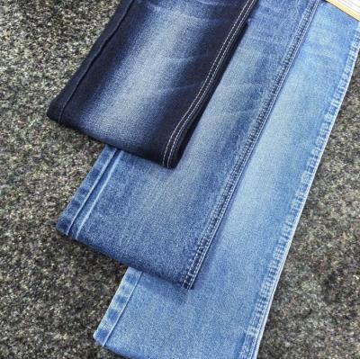 Tissu en denim spandex en coton bleu foncé de haute qualité pour jeans homme