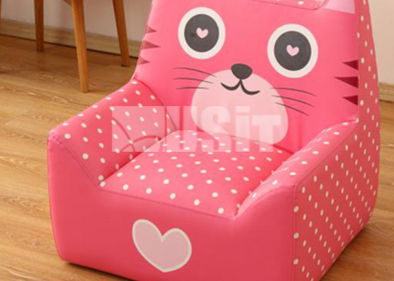 Little Heart Shape Baby Boy Sofa Chair , Child Sofa Seat Fashion Style