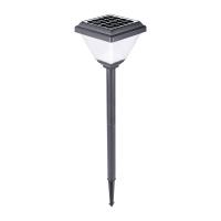 Carregamento rápido IP65 Luzes de gramado solar 5V/2W Material ABS para quintais