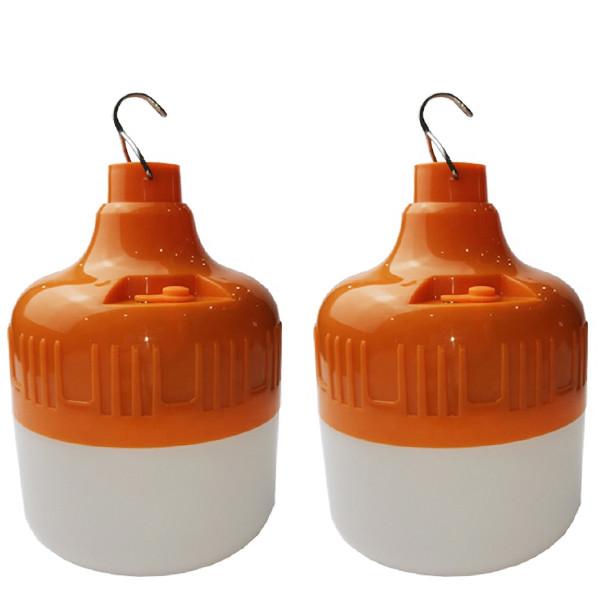 ABS Plastic DC 5V Emergency Light Bulb Rechargeable Stable 100W 50W