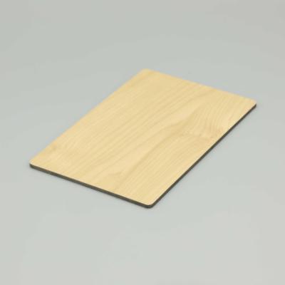 Design de porta de decoração para parede interna Imitação de grãos de madeira Painel de alumínio composto 4MM painéis de revestimento de parede