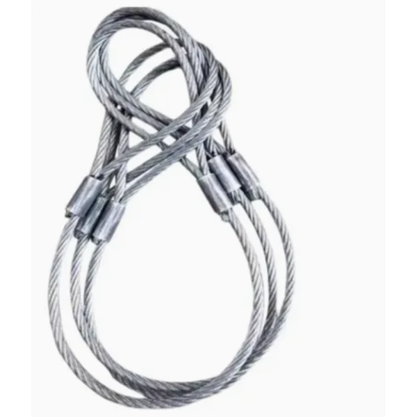 Galvanized Wire Rope Sling with Wire Rope Thimble on Both Ends