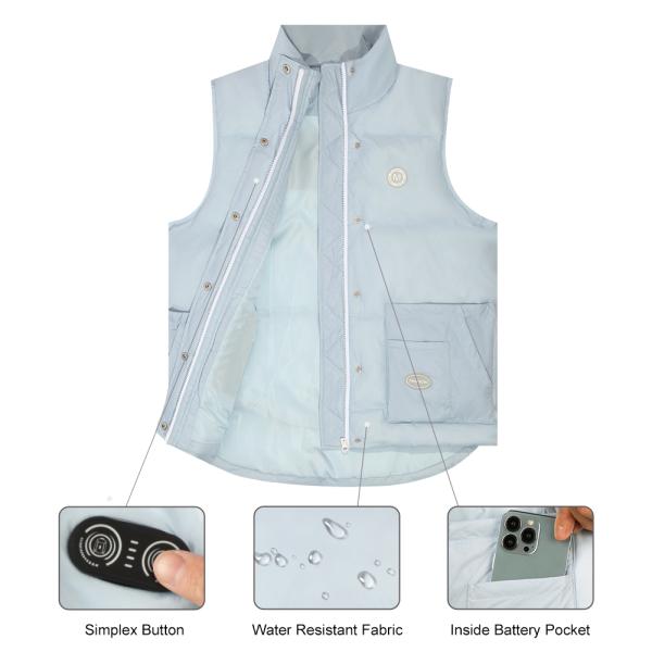 Réchauffeur électronique 7.4V USB rechargeable 5v de corps de chauffage d'hiver