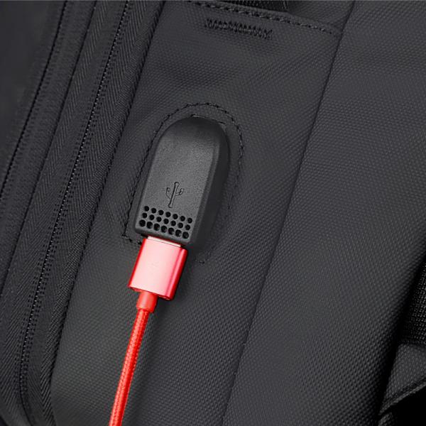 Lightweight Customizable Logo Laptop Backpack for Business Travel Charging Unisex Anti-Theft Design in Fashionable Blue Black