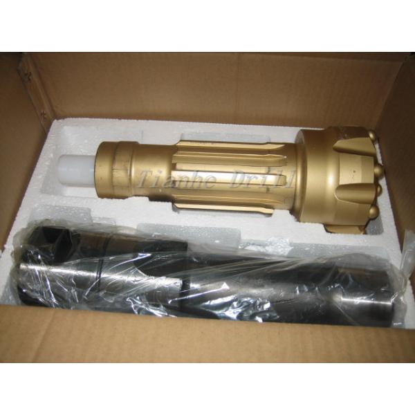 High Air Pressure Top Hammer Drill Bits , Flat Face QL50 140mm Down The Hole Bits