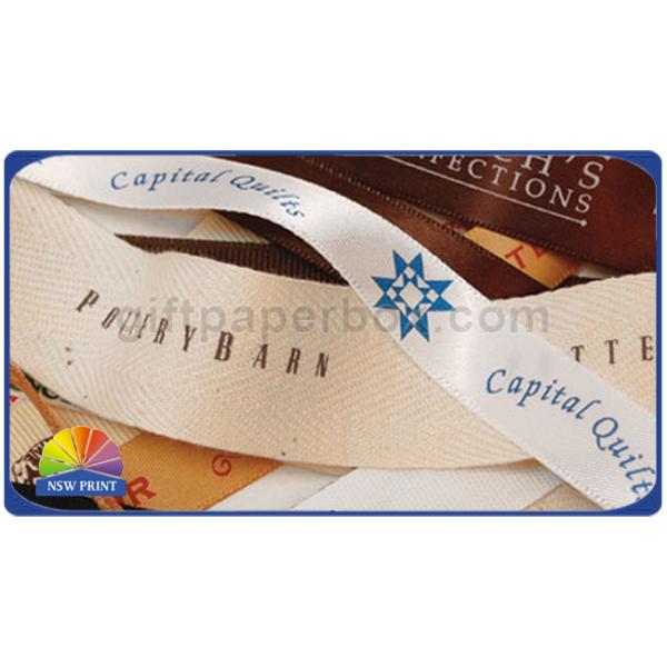 Персонализированные напечатанные аксессуары ленты хлопка упаковывая для упаковки одежды розничной