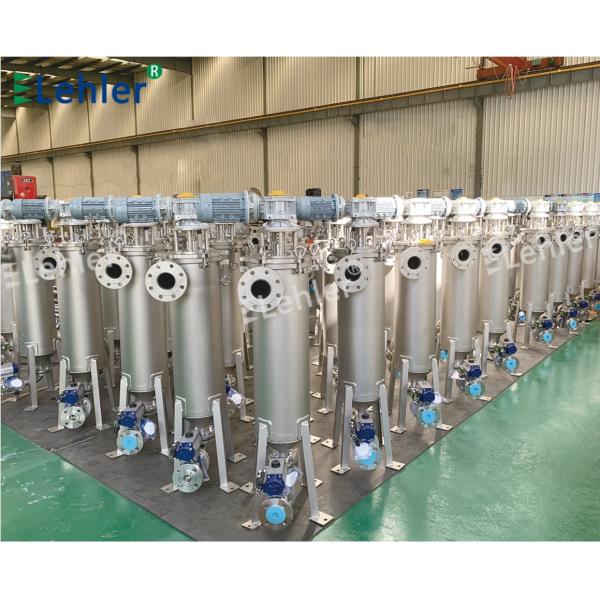 Stainless Steel Vertical Strainer Out Flow Resin Filter With 80mm Inner Dia