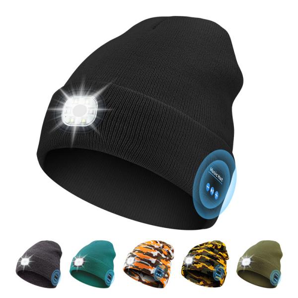 Bluetooth LED Lighting Hat Wireless Music Beanie Hat