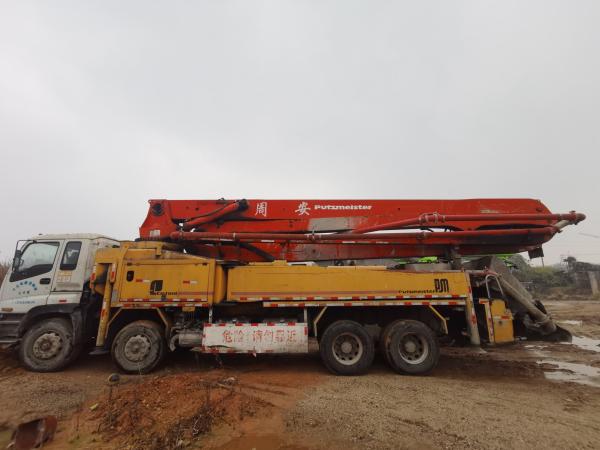 Béton à feu semi-séché type 2007 Putzmeister 42m sur les pièces de rechange Isuzu pour la performance