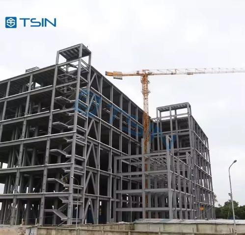 Q355B Q235B Prefabricated Steel Frame Building Warehouse Workshop Long Lasting