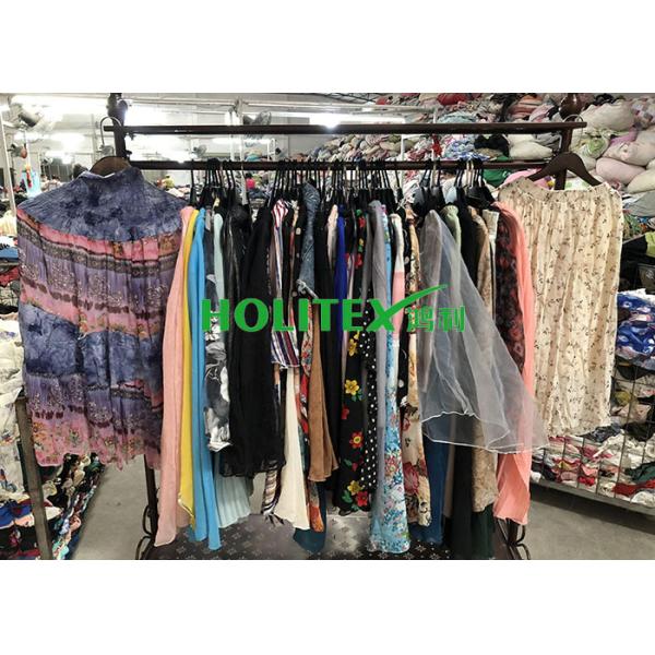 Fashionable Used Womens Clothing Japanese Style Ladies Silk Skirts For Summer