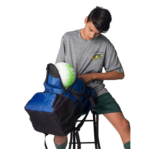 Large Capacity Bright Color Sports Backpack with Customized Logo and Letter Pattern