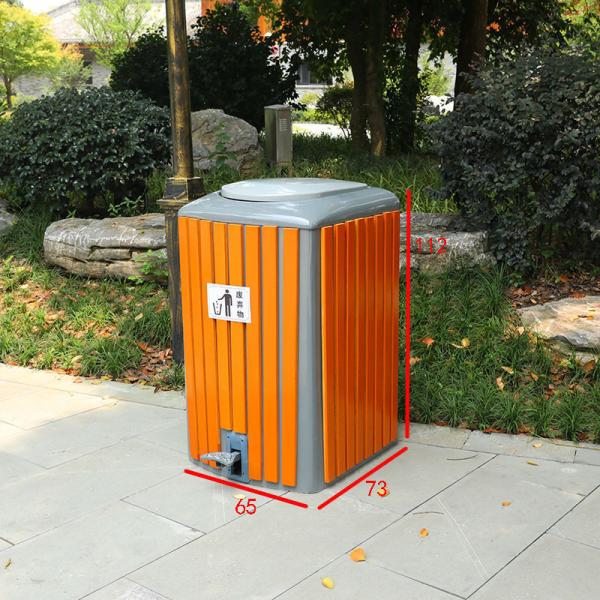 100l Double Outdoor Steel Sorting Garbage Bin with with Ash Tray Heavy Duty Trash Can