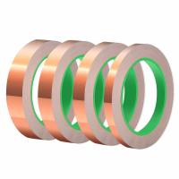 Fita de cobre condutora de 80 mícrons 380 mm folha de cobre autoadesiva
