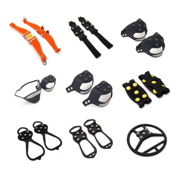 Bulk Silicone Anti-slip Ice Cleat Shoe Covers | Winter Non-slip Shoe Protectors Wholesale