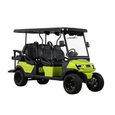 Multi Use Lifted 6 Seater Electric Golf Buggy With Rear Flip Seat