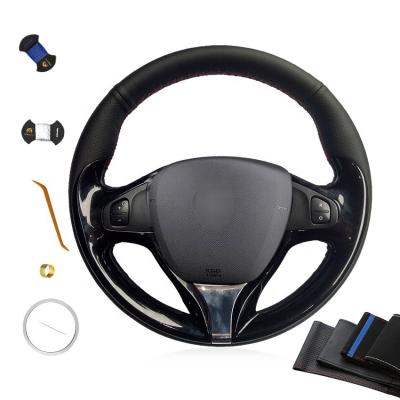 For Renault Clio 2013-2015  for Renault Captur 2014-2017 Custom Hand Sewing Car Cover Steering Wheel