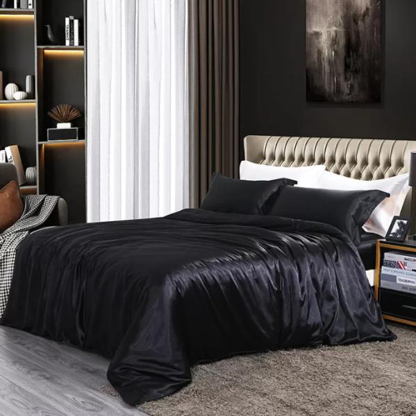 Queen Size 2.5m Mulberry Silk Bed Sheet Set Breathable OEM ODM