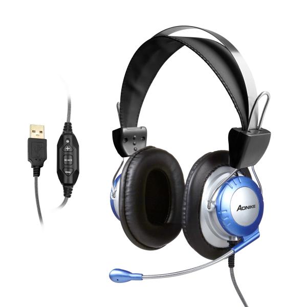 HiFi 3.5mm USB Wired Gaming Headphone With Microphone