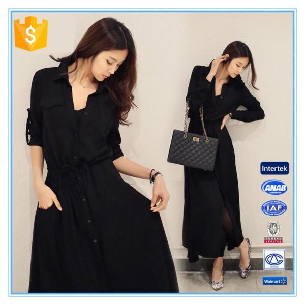 2016 Новые дамы горячая продажа Плюс размер лененое платье Производитель в Китае