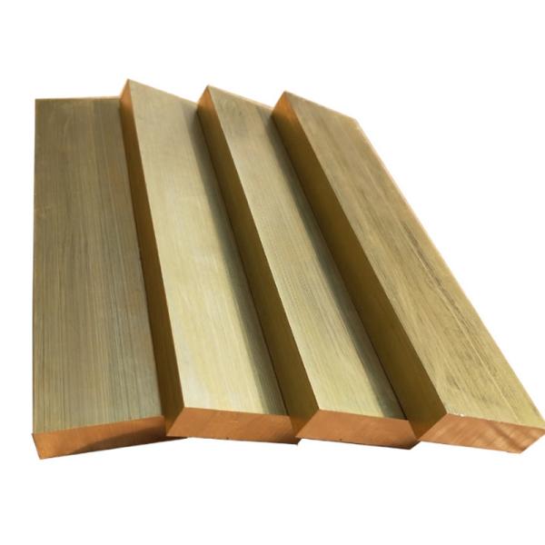 CuBe2 H70 Brass And Copper Bar Brush Mirror Beryllium Copper Flat Bar 20-60mm