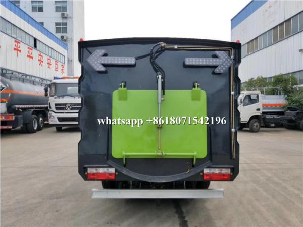 Small Street Cleaner Vehicle Road Sweeper Truck Mobile Cleaning Stainless Steel