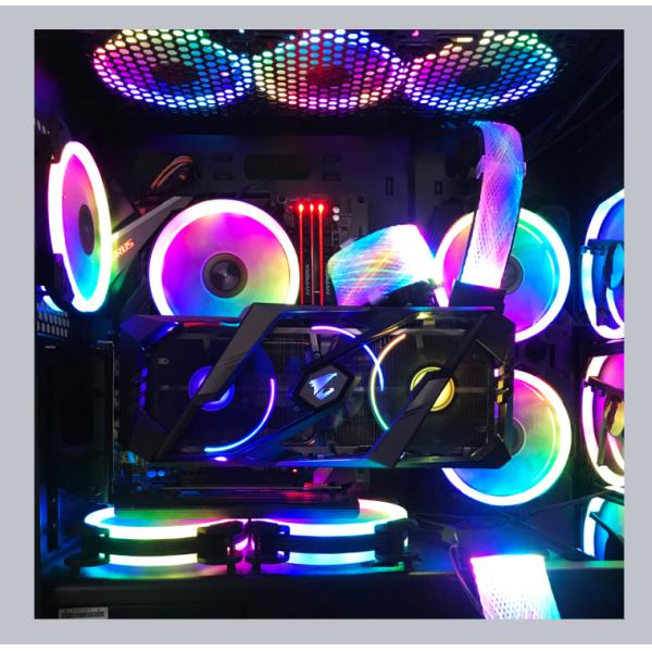 24Pin RGB Extension Cable  Neon Light cable for Gaming PC Single headlight