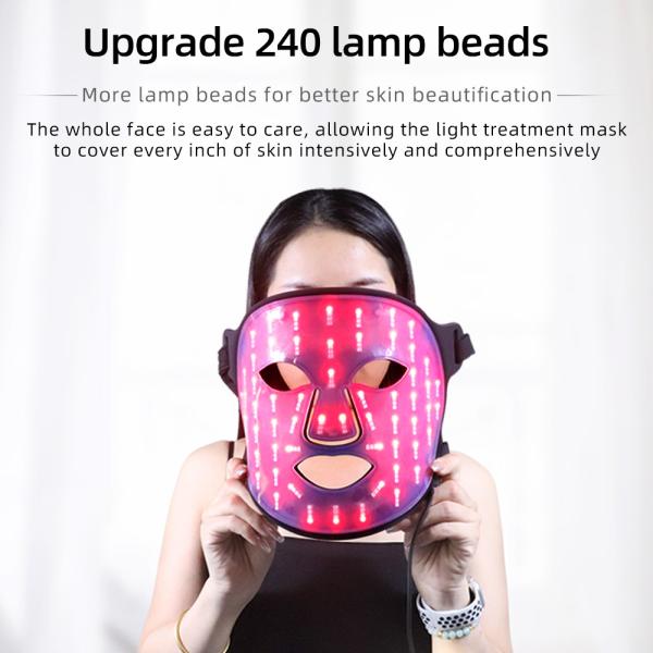 High Energy Led Smart Facial Skincare and Mask Therapy Light Red Pdt Rejuvenation ABS