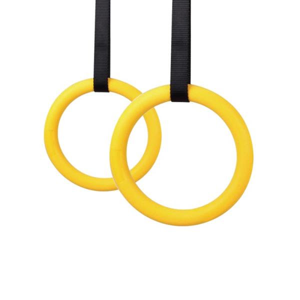 High Quality Gym Rings Nylon Strap Cross Fitness ABS Training Gymnastic Rings