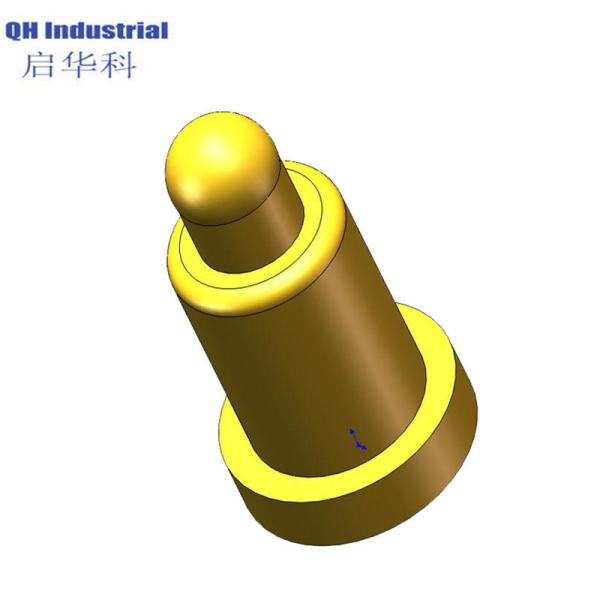 SMT 3.5mm Plated Ni PCBA SMT Spring Load Pin Gold Plated GPS Screw Rf Pogo Pin