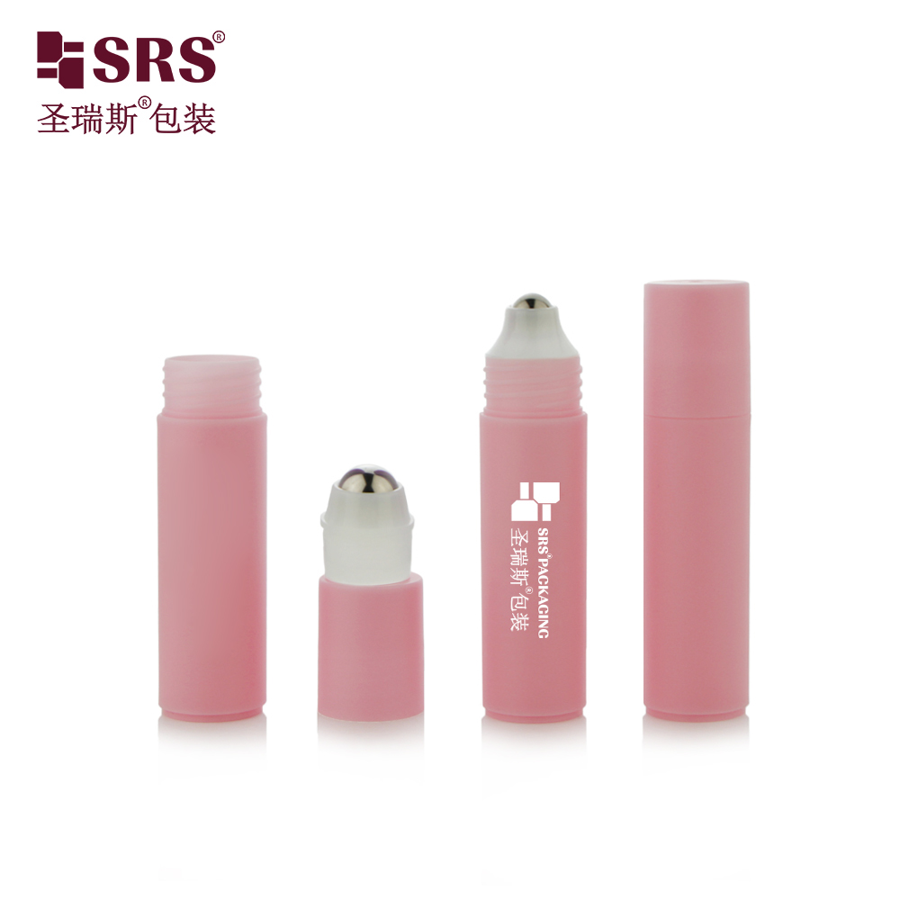 Portable Cylinder 30ml PP Roller Bottle Portable Leak Proof for Body Skincare Aromatherapy Liquid
