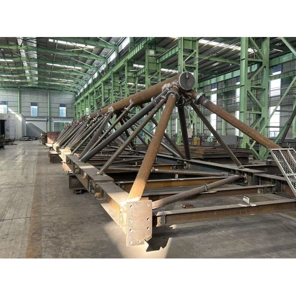 Steel Fabrication Source Factory For Truss Using H-Section Beam