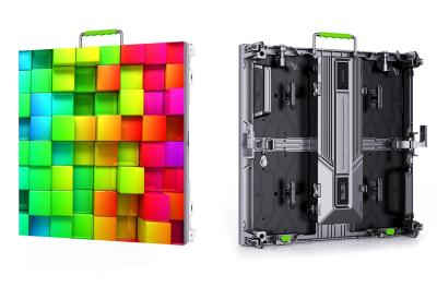 P3.91mm 500x500mm Aluguer de palco ao ar livre Display LED Frente / Serviço traseiro
