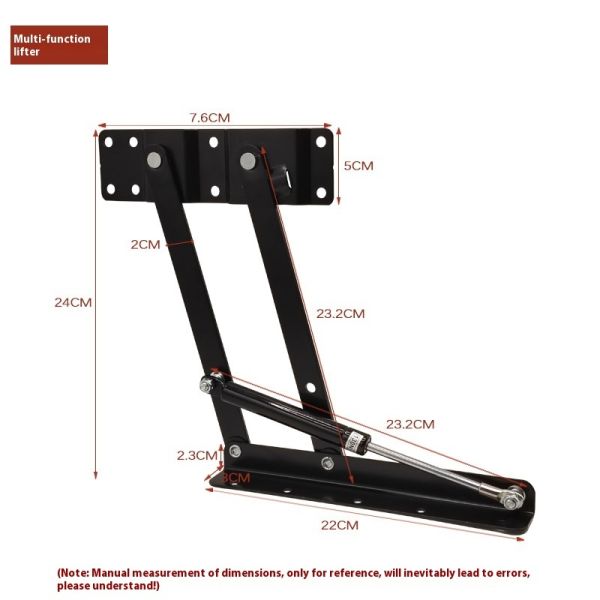 Metal Hardware Fittings Furniture Gas Hydraulic Hinge Mechanism for Coffee Table Desk