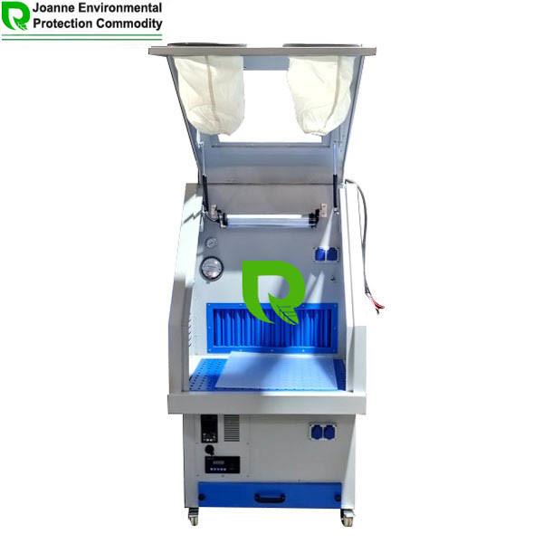 Steel Polishing Grinding Downdraft Workstation 380-480V Extraction Table Emit Cleansed Air