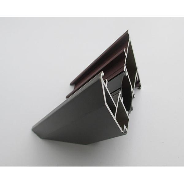 Black Painted / Wood Grain Aluminum Window Profile American Standard TX-871