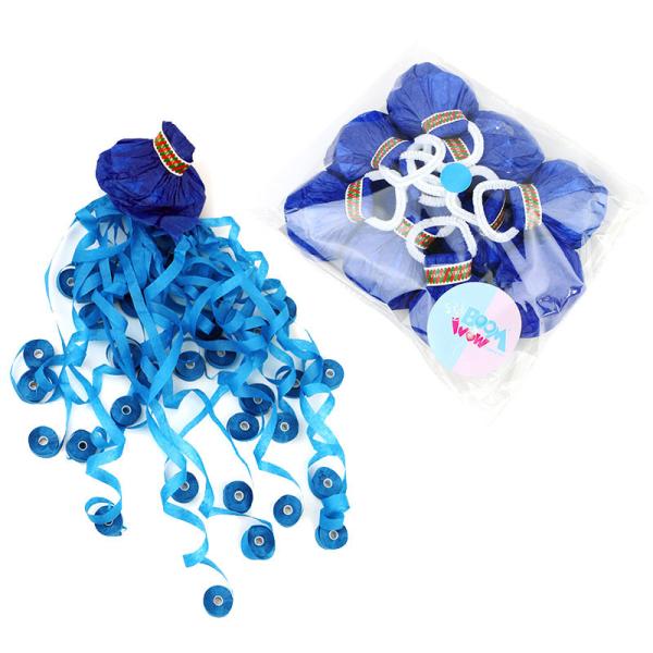 Multi Color Hand Held 3 Gender Reveal Confetti Cannon