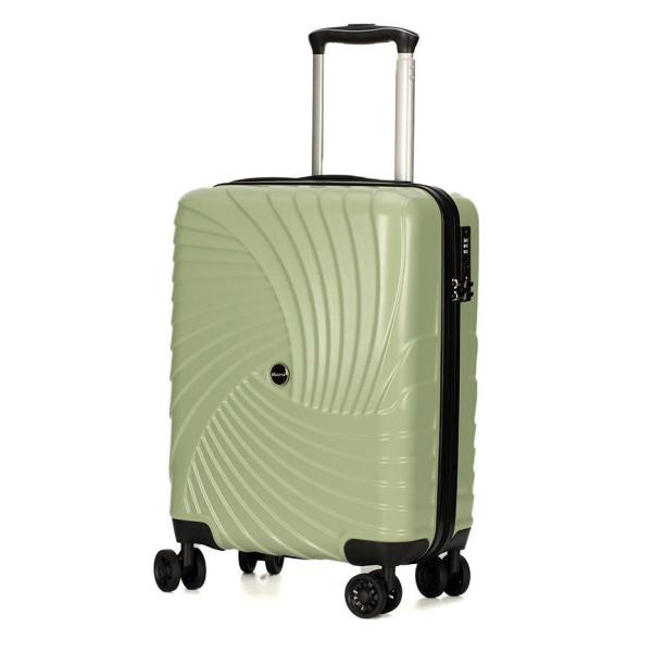 Customerized Hard Travel Luggage Dull Satin Plain Texture ABS Anti Scratching