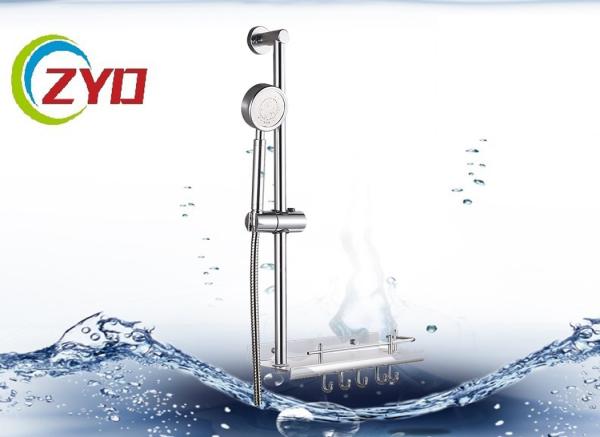 60CM Height Hand Held Shower With Slide Bar , Bathroom Rain Shower Set