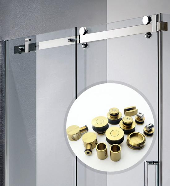 Wholesale Stainless Steel Sliding Frameless Glass Door Track Hardware Kit