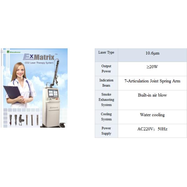 Угорь морщинки наносит шрам машина лазера СО2 оборудования красоты удаления частичная