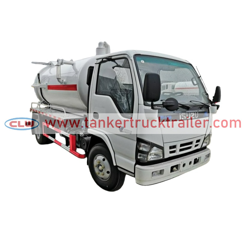ISUZU 4X2 6000liters Sewage Collection Truck for Waste Management