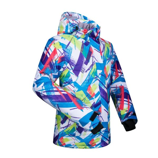 100% nylon2018 new Fashion Printing Bright Color Ladies Jacket Winter Ski  Workout Jackets Ski Jacket (size:s-xxl)
