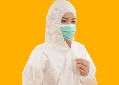 Fire Retardant Non Woven Coverall Eco Friendly For Painters / Decoration Workers