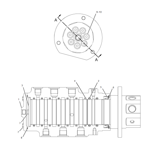 Части запасной части землекопа CAT шарнирного соединения экскаватора CAT307 224-8201 225-4367